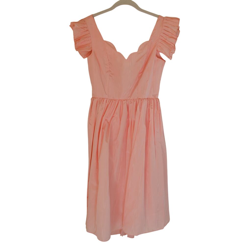 Vintage Pink Taffeta Party Dress Size Small - Picture 4 of 9